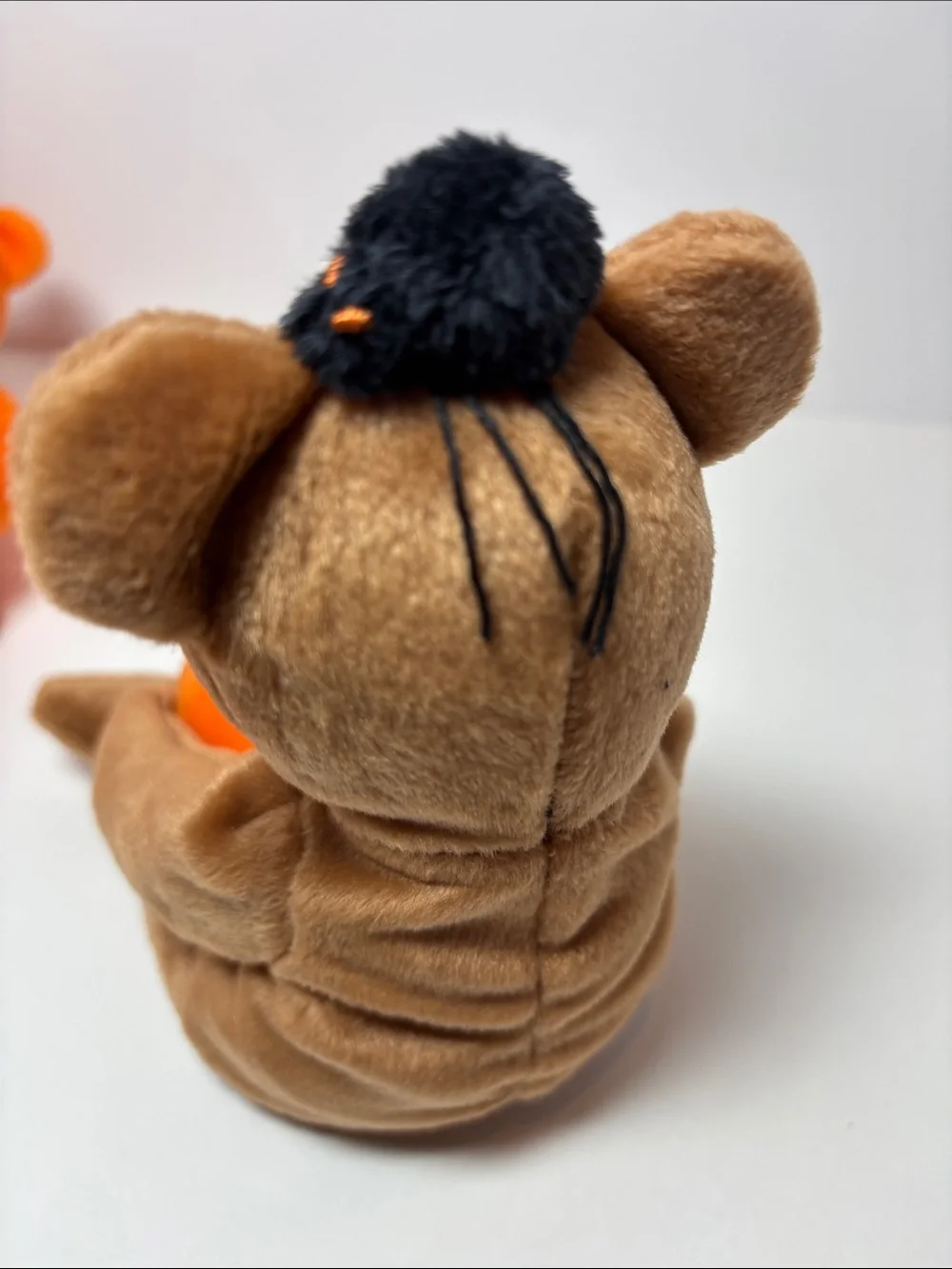 Ty Halloween Plush Bears and Pumpkin Plush Set - Orange, Brown, Black